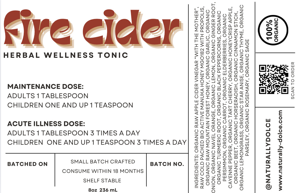 Organic Fire Cider