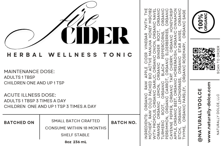 Organic Fire Cider